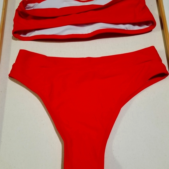 Aurelle - Bikini, Size - Small, Color - Red - Picture 4 of 4